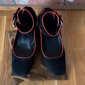 Gucci Black Red Purple Women's Shoes